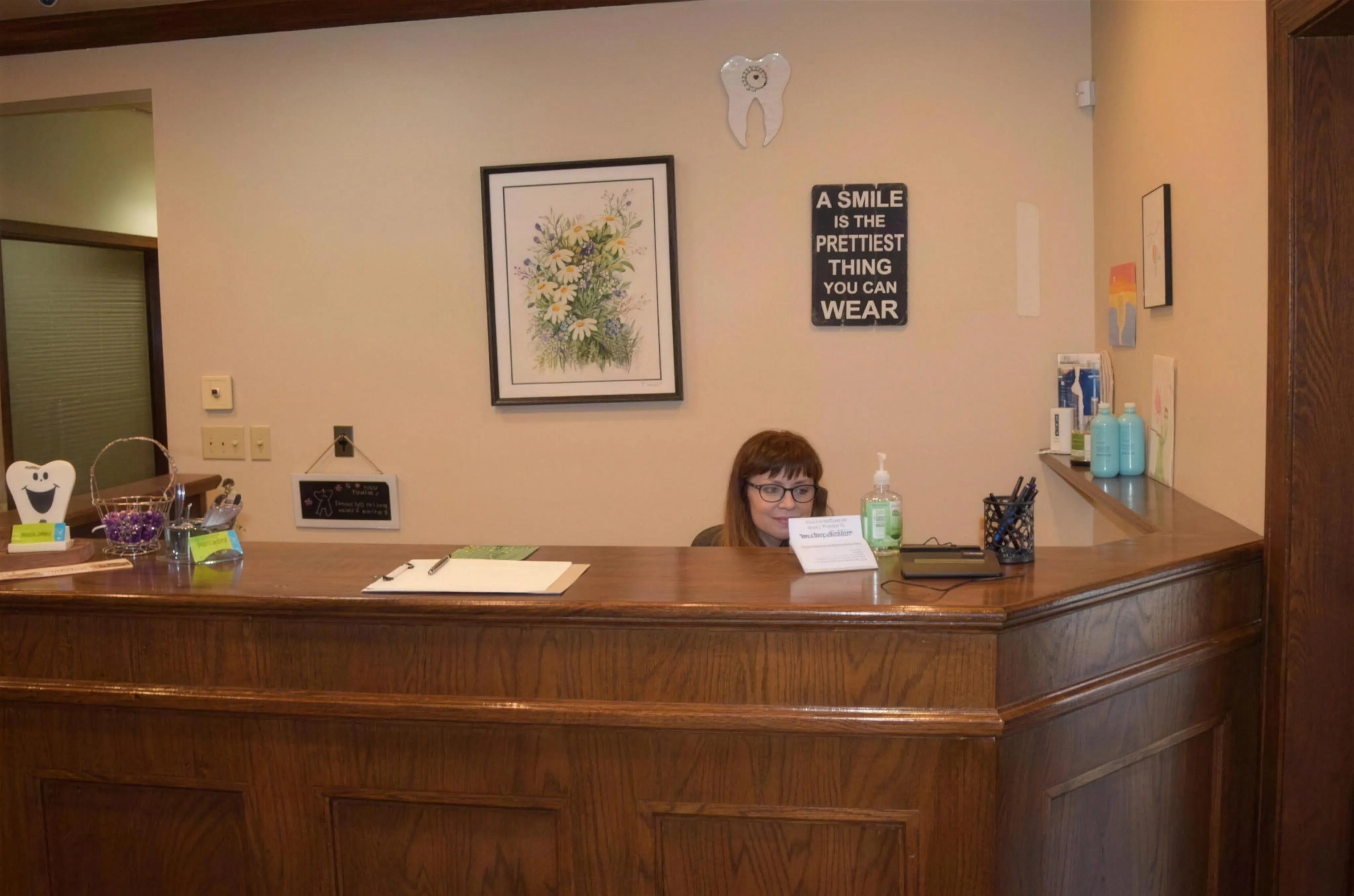Inside the Smile Arts Dental office